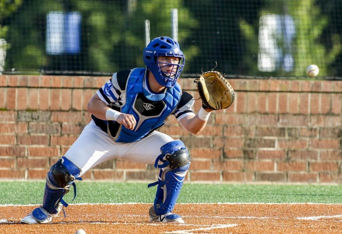 Charlotte Christian catcher Drew Donathan, against Providence Day on Tuesday, was named to a high school baseball preseason All-America team.