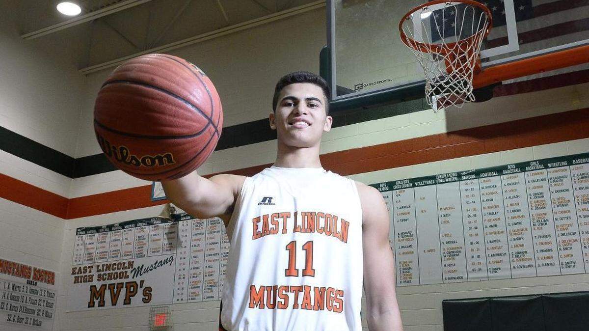 East Lincoln High junior Sage Surratt is one of the nation’s top scorers, averaging 33.1 points. In a recent game against Maiden, he scored a school-record 50 points.