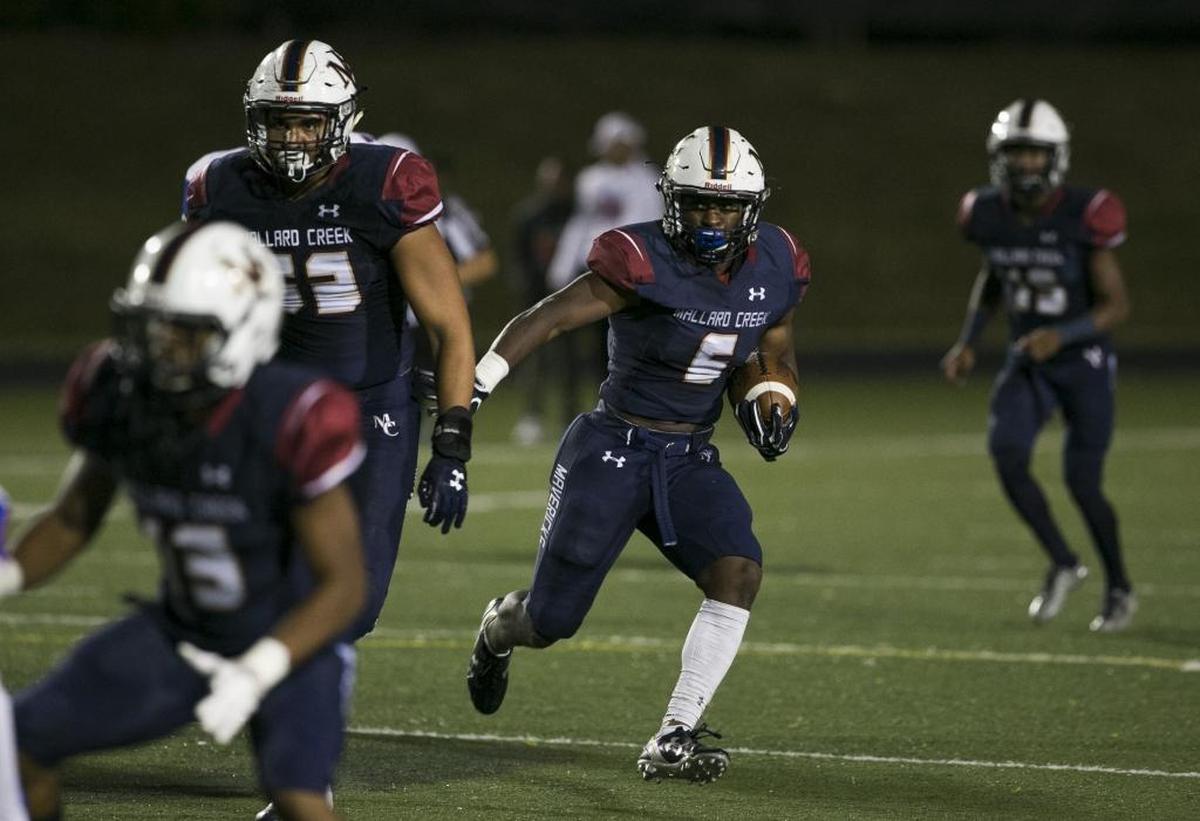 Mallard Creek senior running back Nasjzae Bryant and the Mavericks will face Wake Forest for the N.C. 4AA football championship on Saturday.