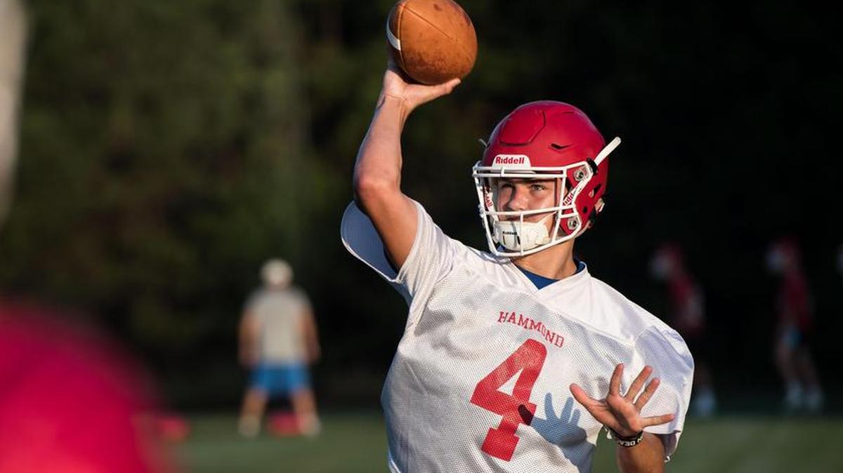 Hammond quarterback Jackson Muschamp is the son of South Carolina head football coach, Will Muschamp. Jackson’s team faces Charlotte Country Day Friday.