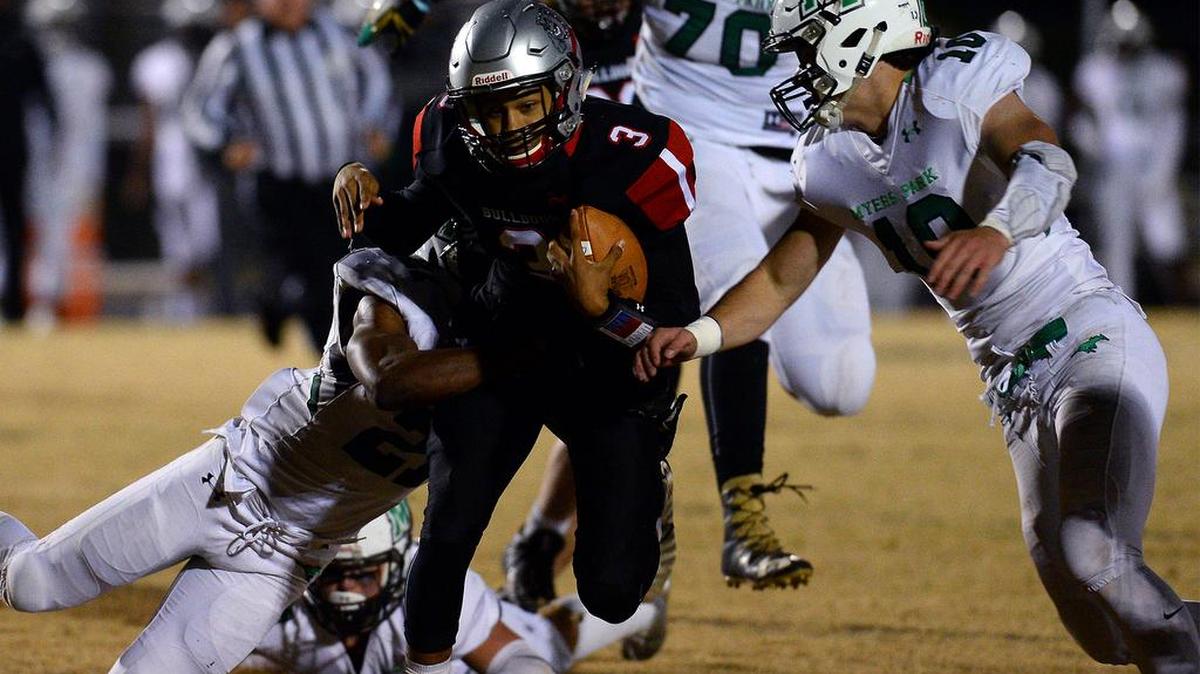 Butler Bulldogs quarterback Christian Peters led his team to a win at Providence Wednesday. He is a Charlotte Observer high school player of the night.