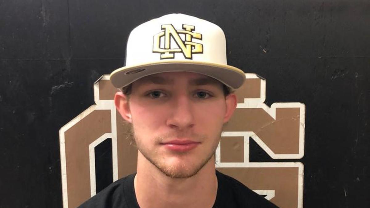 North Gaston High baseball player Austin Mitchell