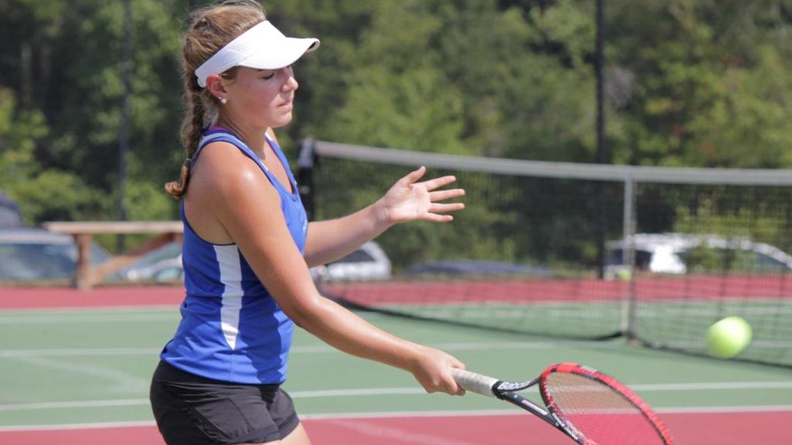 Hannah Archer is the 1A state singles champion and a member of the 2A womens doubles championship team. Next year she will play tennis at Washington and Lee University.