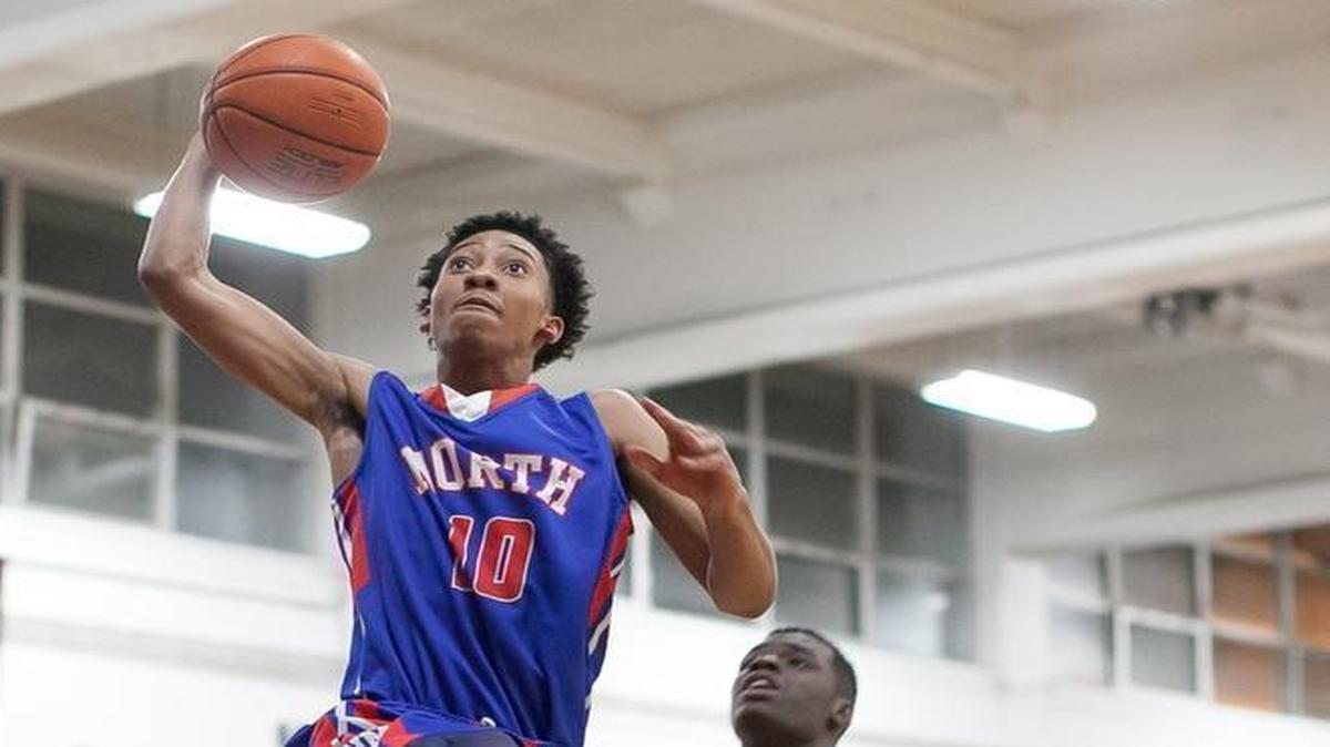North Meck's Davion Mintz had two big games to start the season. The Creighton recruit is the Observer’s HS basketball player of the week. Photo by JASON E. MICZEK - Special to the Observer
