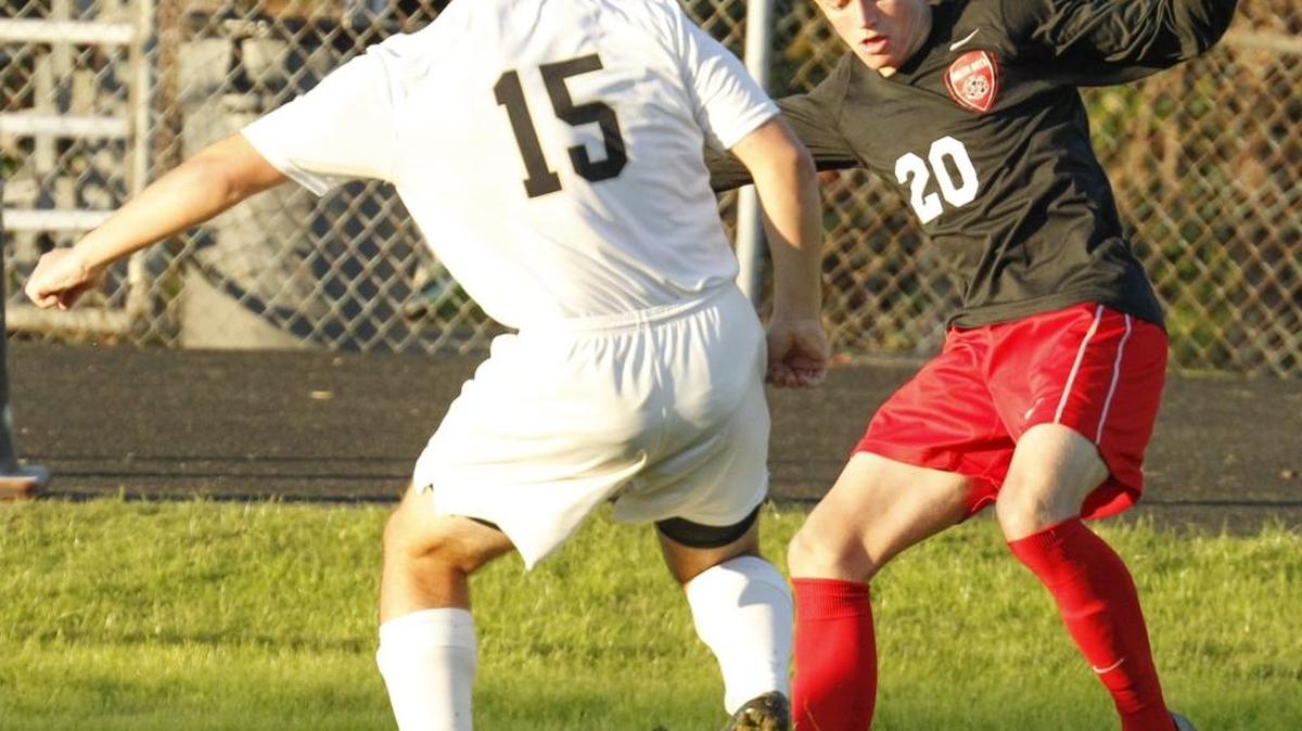 South Meck's Reed Hunnicut (20) was named to the 2015 N.C. All-State Soccer team