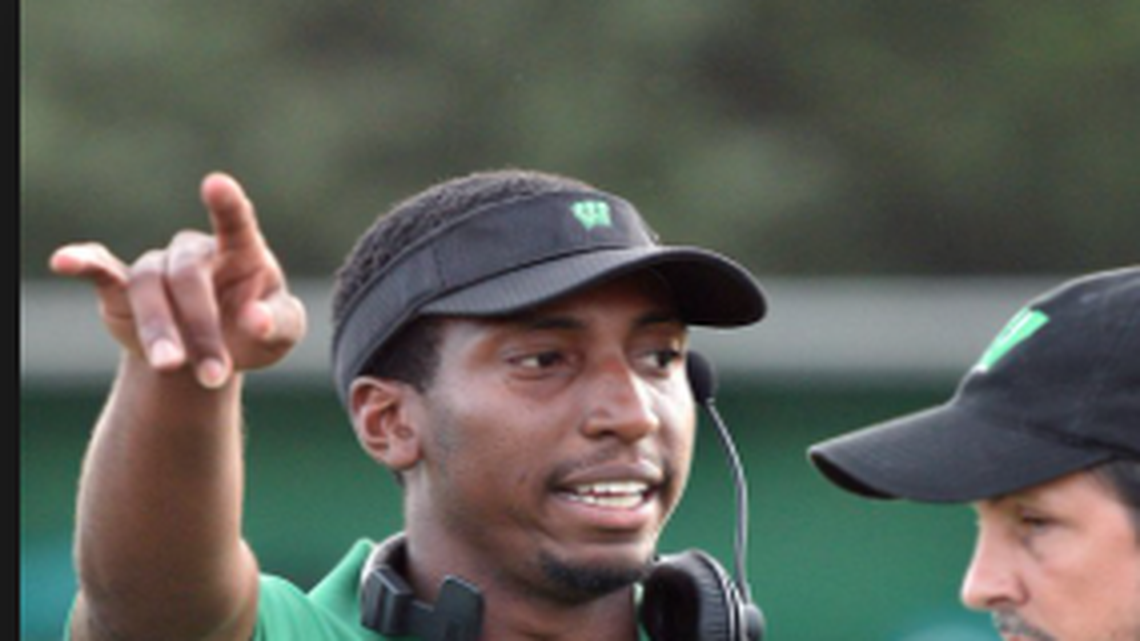 New North Meck football coach Eric Morman