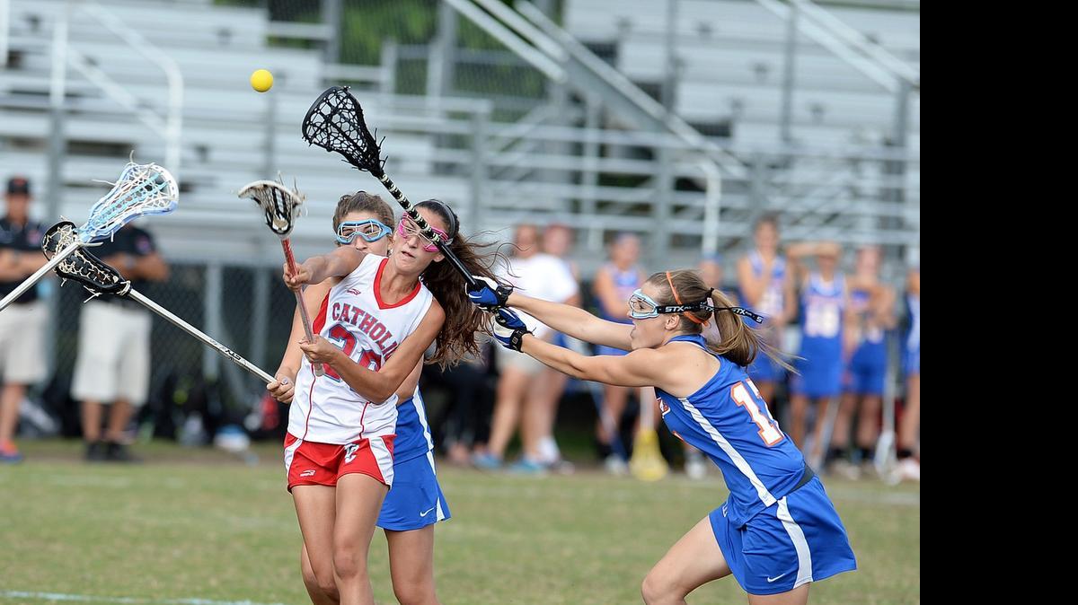 
Charlotte Catholic's Natalie Italiano (20) is an Observer top performer after six goals in a recent game
