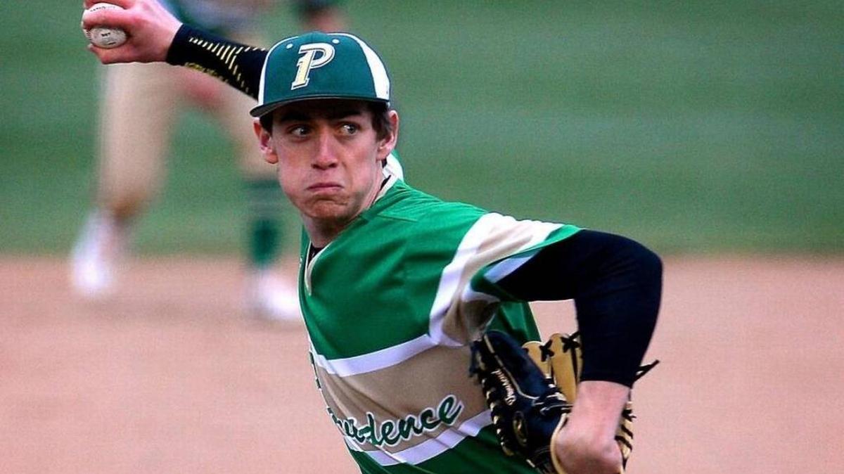 Providence High pitcher Timmy Townsend