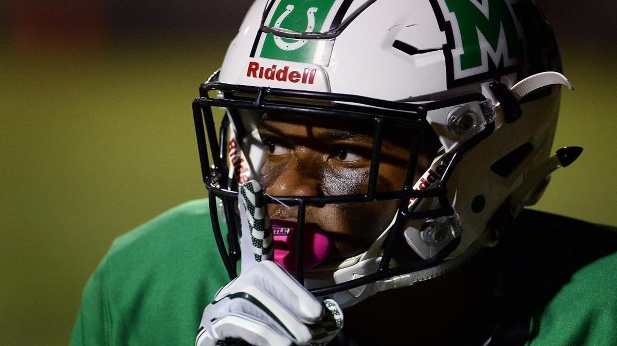 Myers Park wide receiver Muhsin Muhammad and the Mustangs could quiet critics of the program, which has never won a state title in footbal.