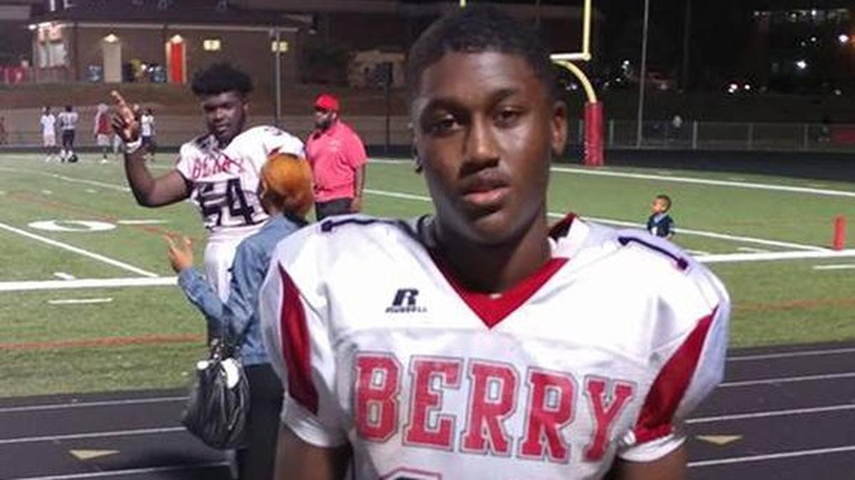 Berry High’s Bryson Daughtry is the leading receiver in North Carolina