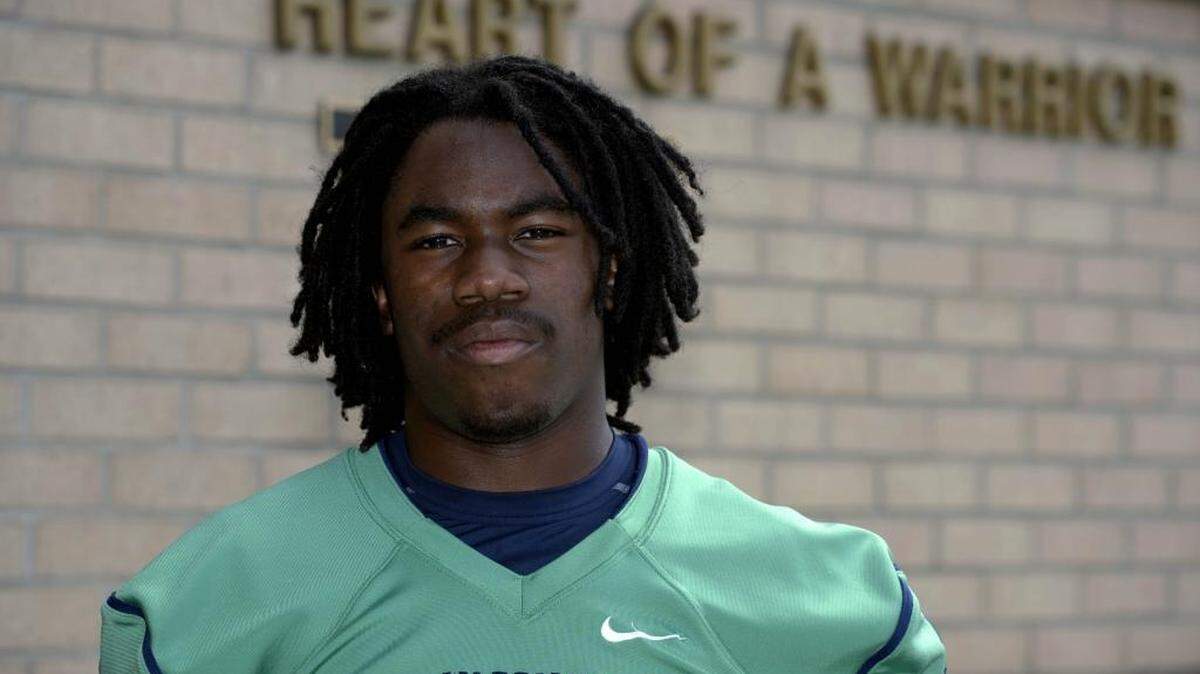 
Weddington receiver Levar Patton is back on the field for the Warriors after missing the previous three seasons from complications after injuring his right leg before the start of his freshman season.
