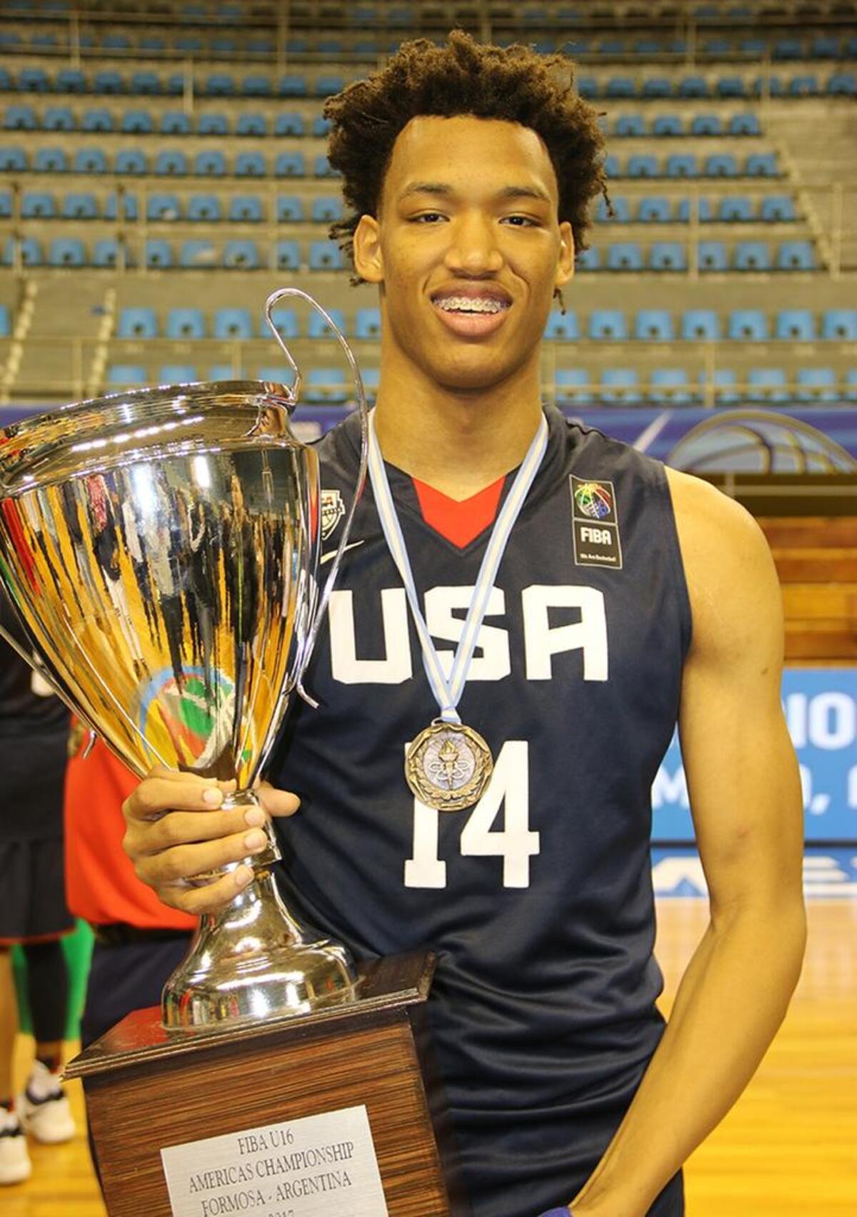 Cox Mill High rising junior Wendell Moore won a gold medal with USA Basketball last weekend