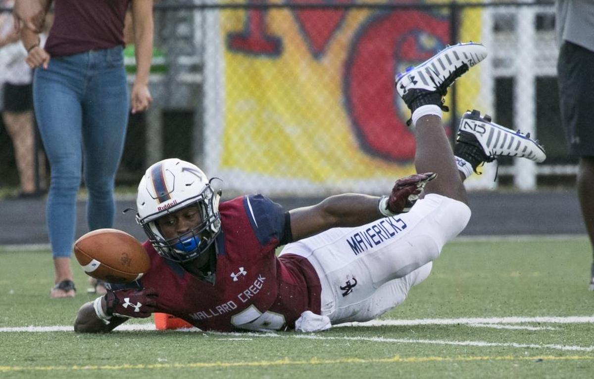 Mallard Creek running back Nasjzae Bryant (6) is downed at the Butler 1-yard line in Friday’s game.