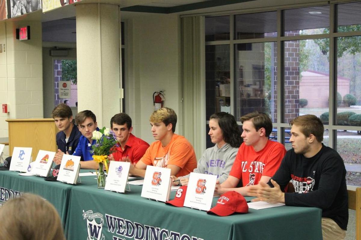Weddington college signees