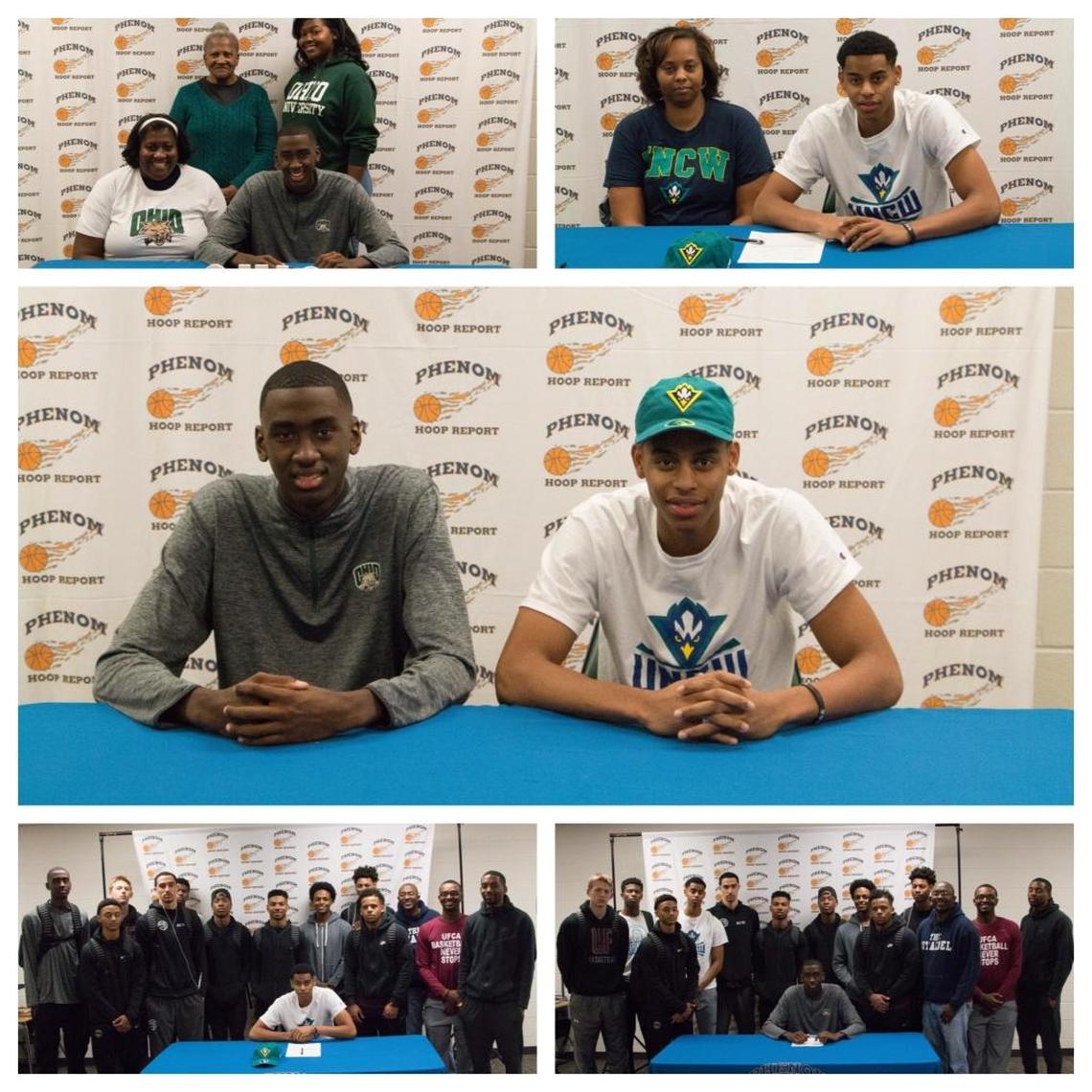 United Faith stars Nate Springs and Jalen Sims signed with colleges this week