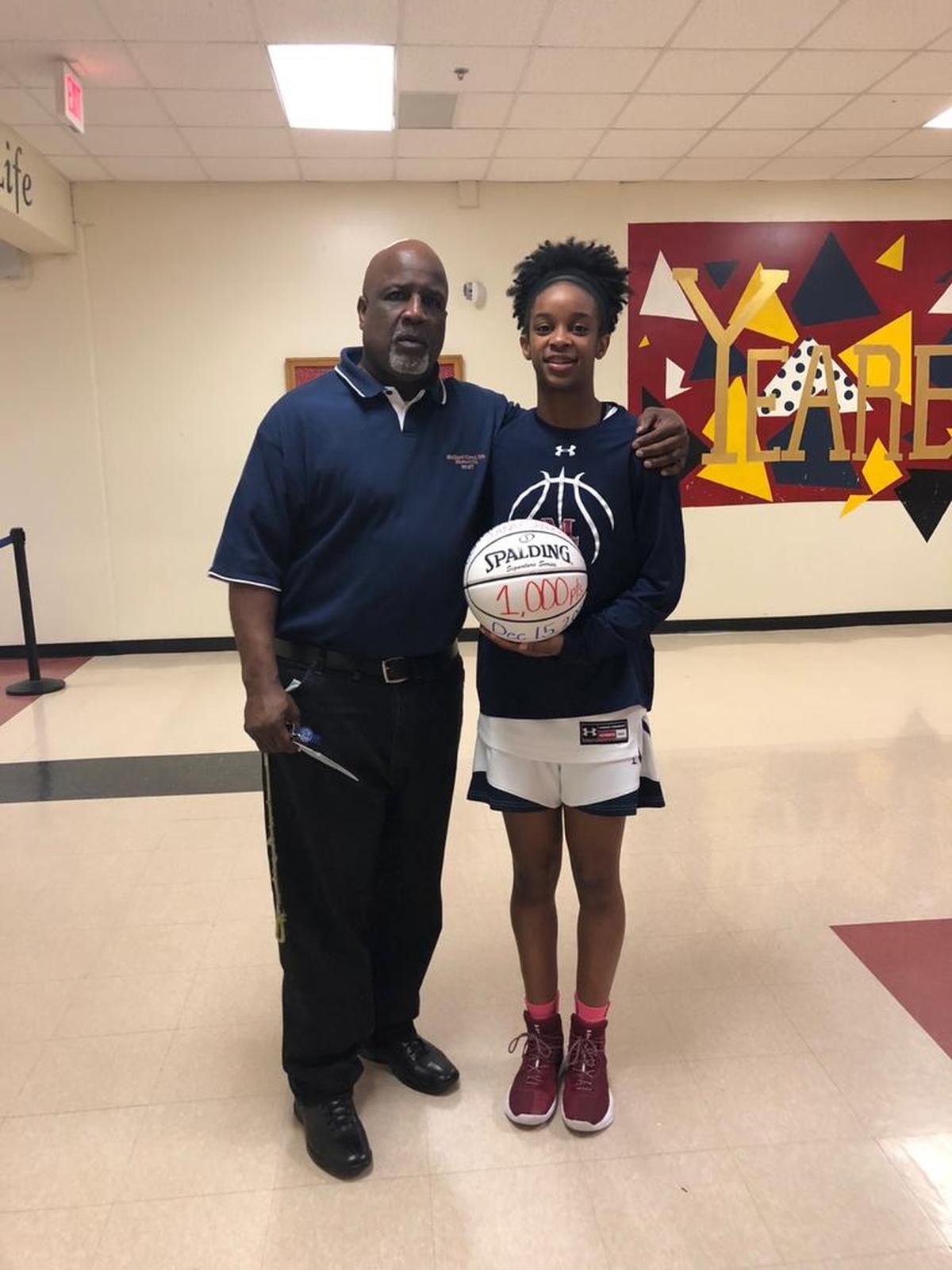 Mallard Creek’s Janay Sanders scored her 1,000th point Friday. She’s a senior signed to LaSalle