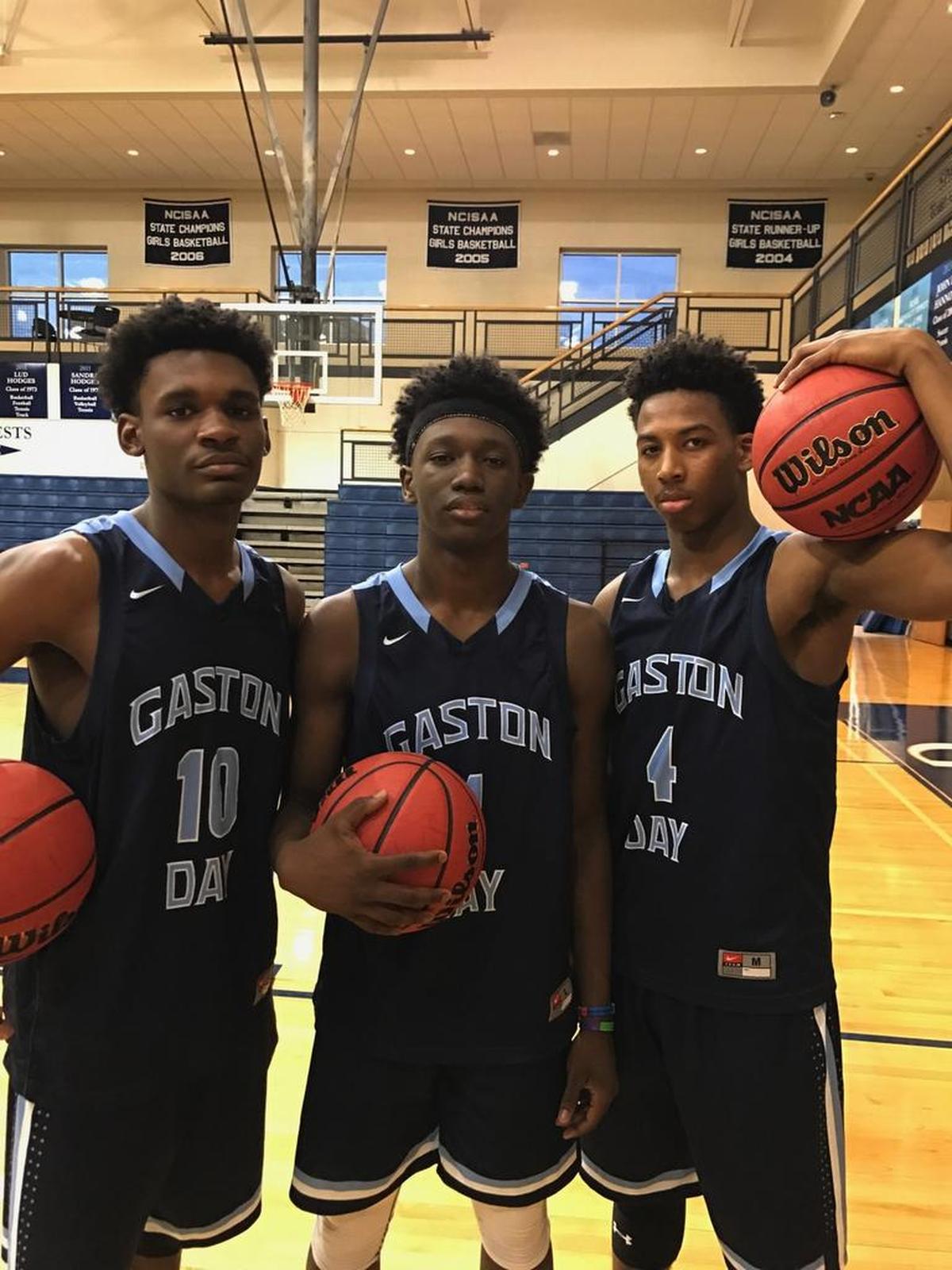 Gaston Day’s returning star trio of Quan McCluney, MJ Armstrong and Nate Hinton