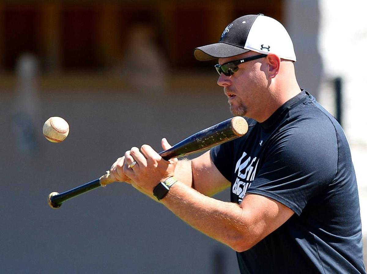Hough High head coach Jimmy Cochran is the 2017 MECKA baseball coach of the year