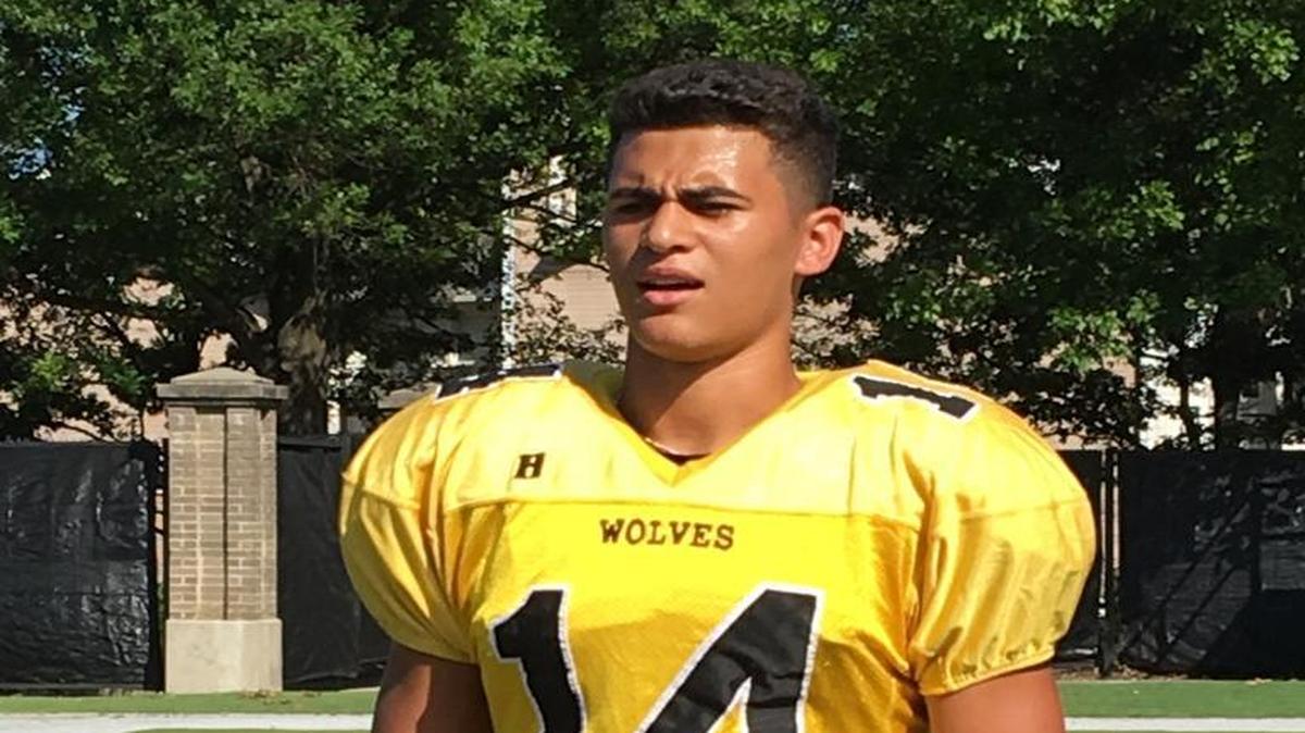 Lincolnton wide receiver Sage Surratt has caught 32 passes for 461 yards this season. His unbeaten team faces unbeaten East Lincoln Friday