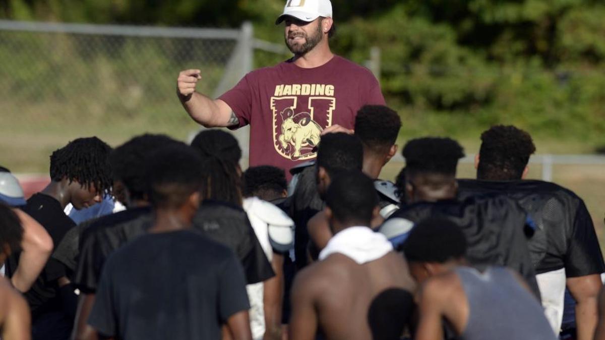 Harding coach Sam Greiner thinks his team can challenge for a conference championship in 2017