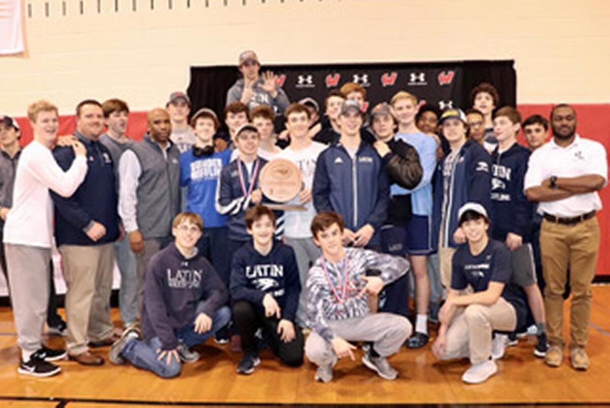 Charlotte Latin’s championship wrestling team