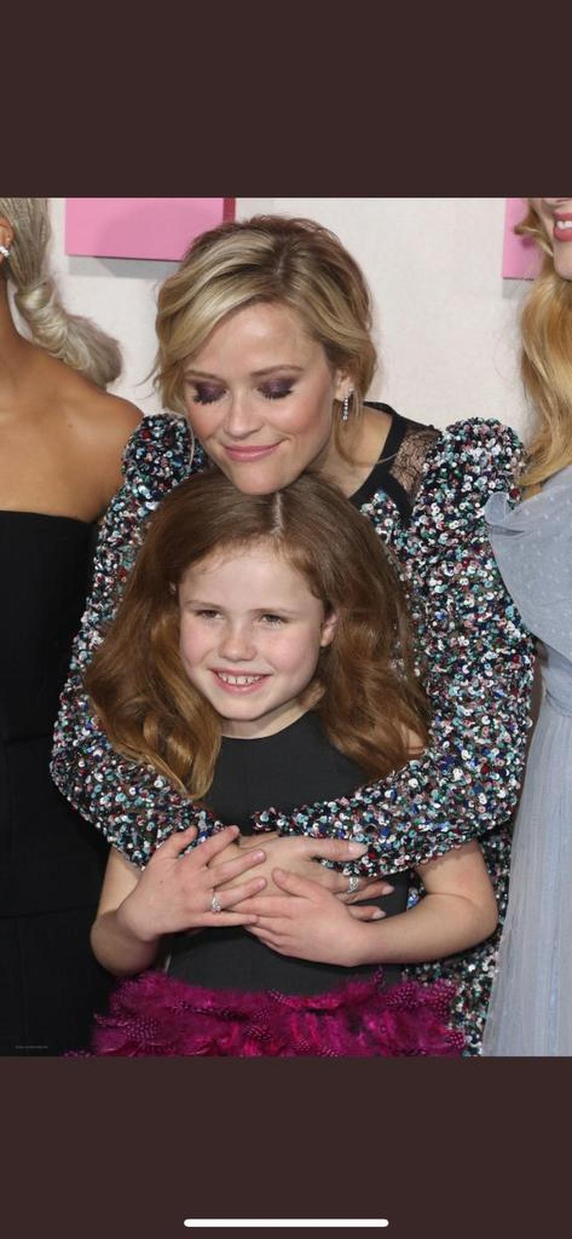 10-year-old Darby Camp, who attends school in Mecklenburg County, stars in a HBO series with Reese Witherspoon (above)