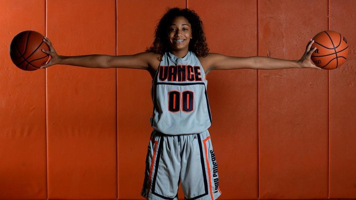 Vance sophomore guard Ahlana Smith is one of the leading girls basketball scorers in North Carolina