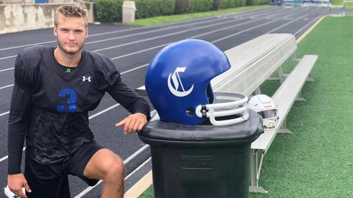 Charlotte Christian quarterback Garrett Shrader scored the Knights’ game-winning touchdown as time expired against Providence Day on Friday.