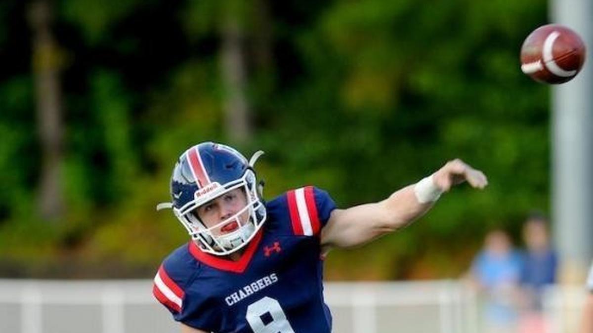 Providence Day sophomore quarterback Cody Cater completed 25 of 36 passes for 305 yards and four touchdowns in the Chargers’ 49-12 win over Christ School.