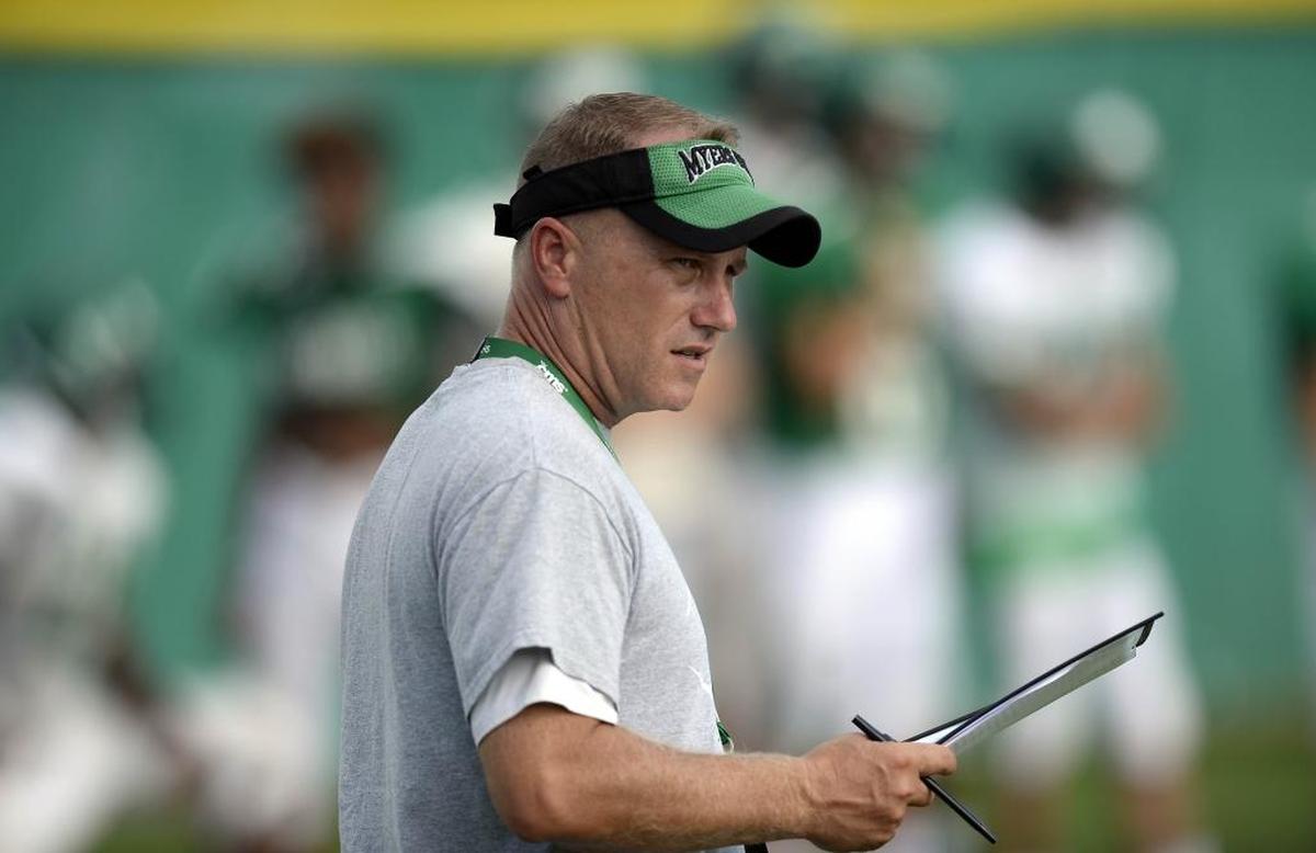 Myers Park coach Scott Chadwick has led the Mustangs to a 22-3 record the past two seasons.