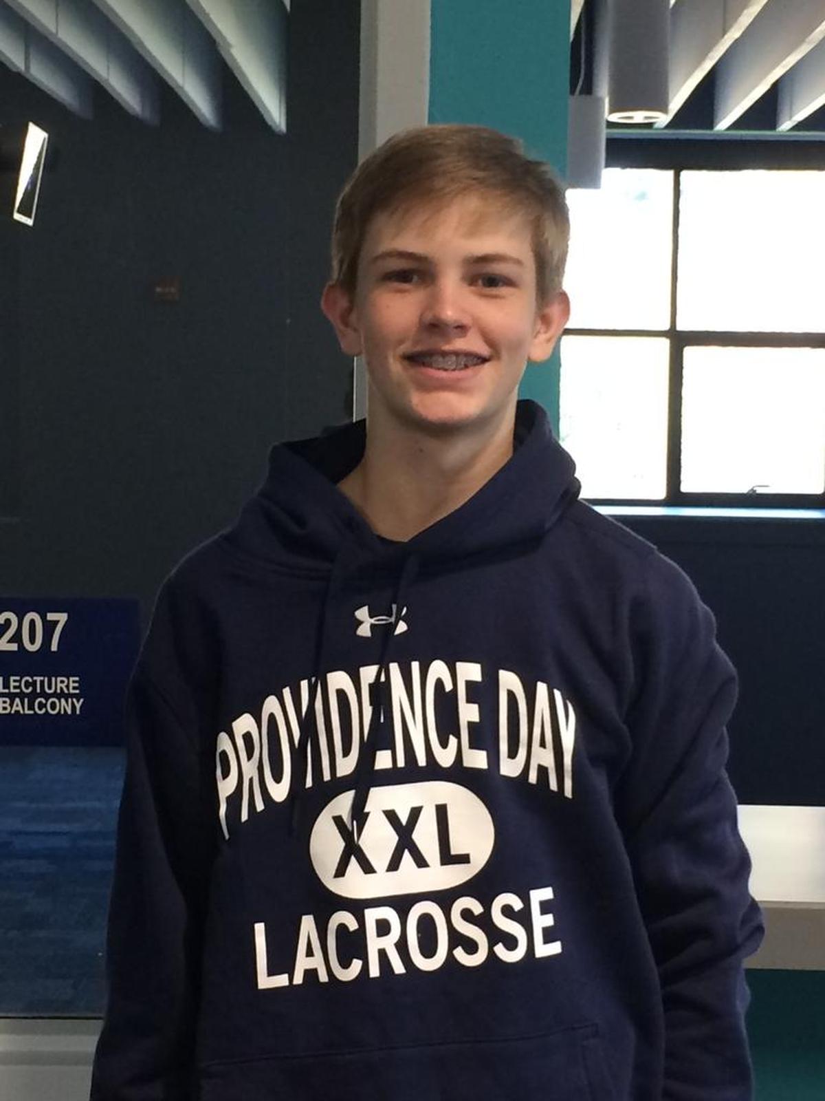 Providence Day lacrosse star Cole Jessey