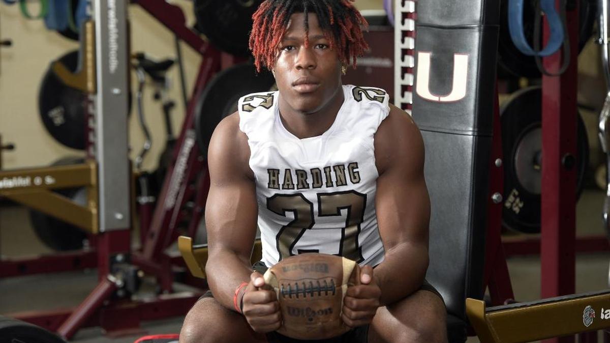 Harding running back Quavaris Crouch will lead the Rams’ offense against visiting S.C. power Gaffney Friday night.