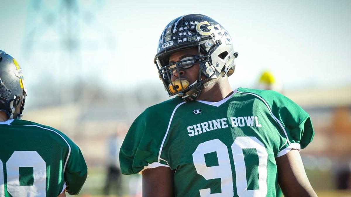 Concord High star Rick Sandidge and North Carolina won their third straight Shrine Bowl game Saturday