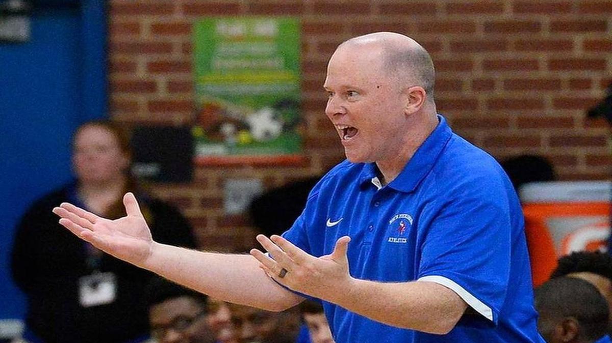 North Meck boys basketball coach Duane Lewis and his team can clinch a share of the MECKA championship against rival Vance Friday