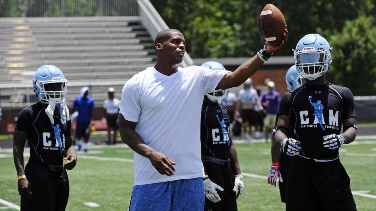 Carolina Panthers quarterback Cam Newton annually hosts a 7-on-7 tournament in Charlotte.