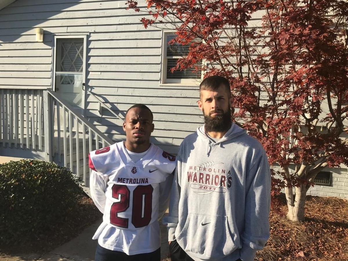 Metrolina Christian running back Ishod Finger (left) and coach Thomas Langley have prepared this week for Friday night’s playoff game against Charlotte Country Day.