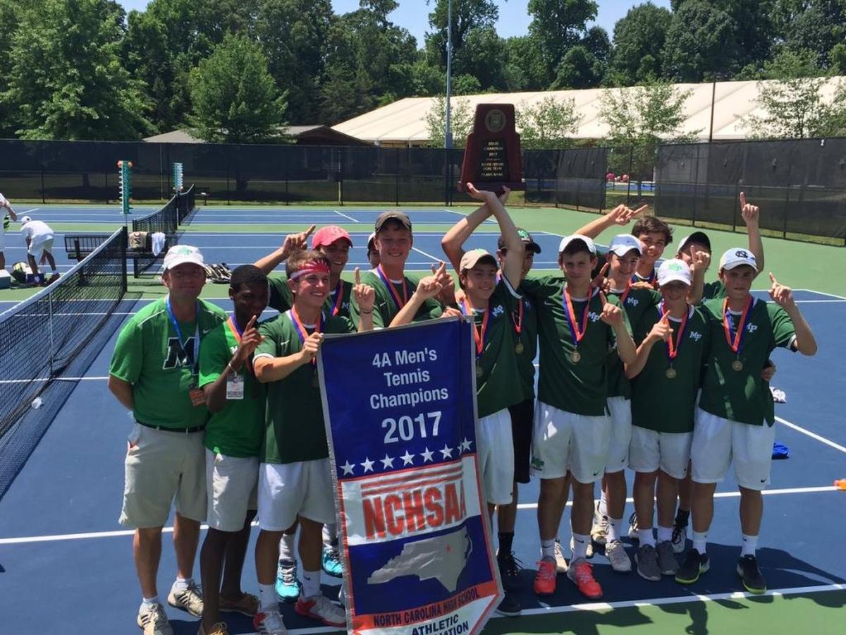 Myers Park’s boys tennis team won the NCHSAA state championship Saturday