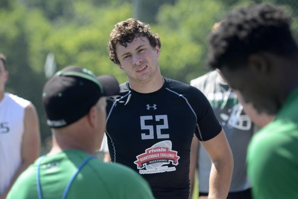 Myers Park quarterback Brayden Hawkins set a school record for passing Monday night against Providence.