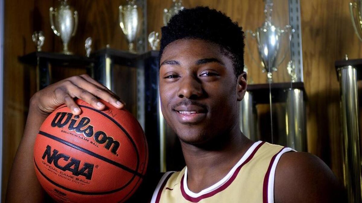 Cannon School 6-8, 225-pound junior Jairus Hamilton is a Charlotte Observer high school basketball player of the week