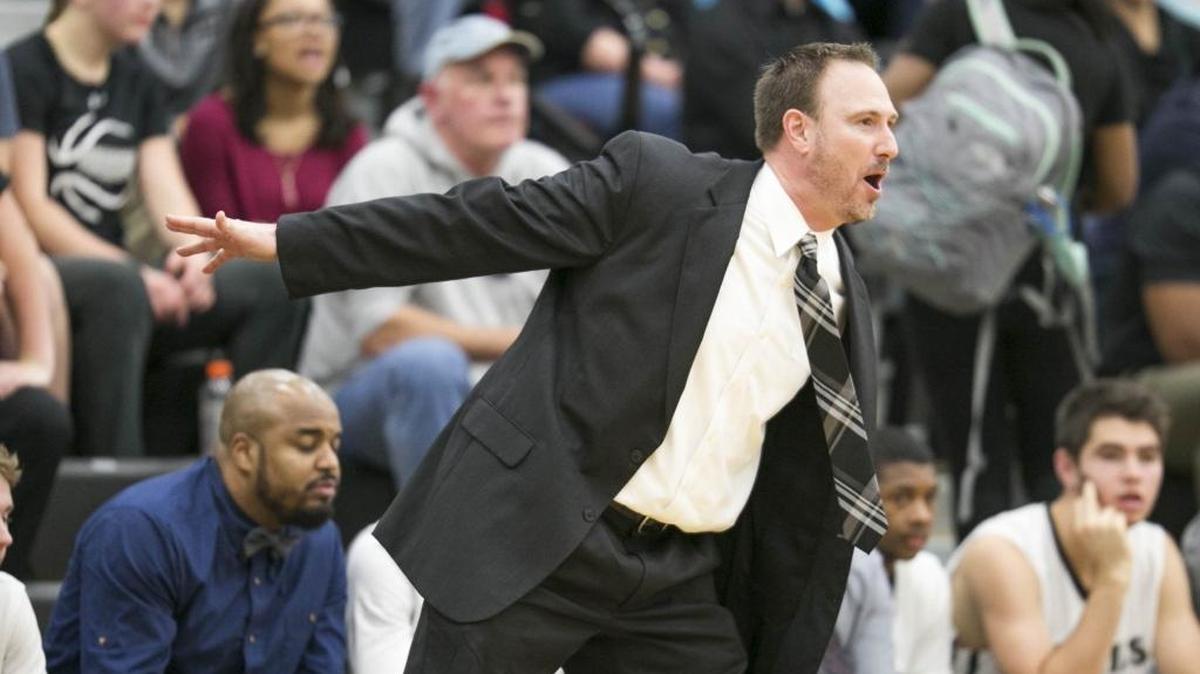 Hough head coach Jason Grube coaches a recent game. Photo by JASON E. MICZEK - Special to the Observer