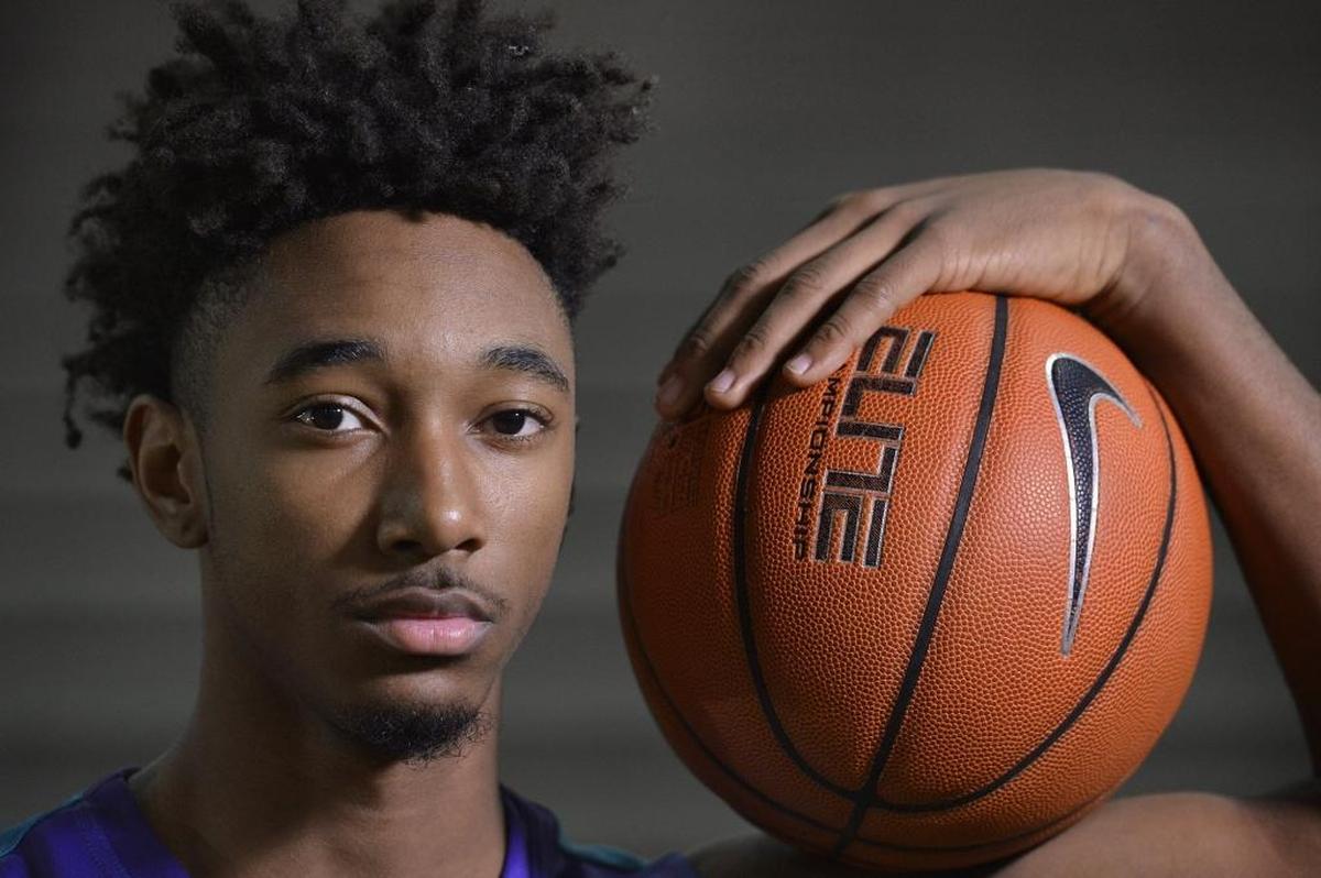 Concord Cox Mill’s Rechon “Leaky” Black scored 23 points with 11 rebounds, six assists and four steals in Friday’s conference championship-clinching 97-54 win over Concord Robinson.