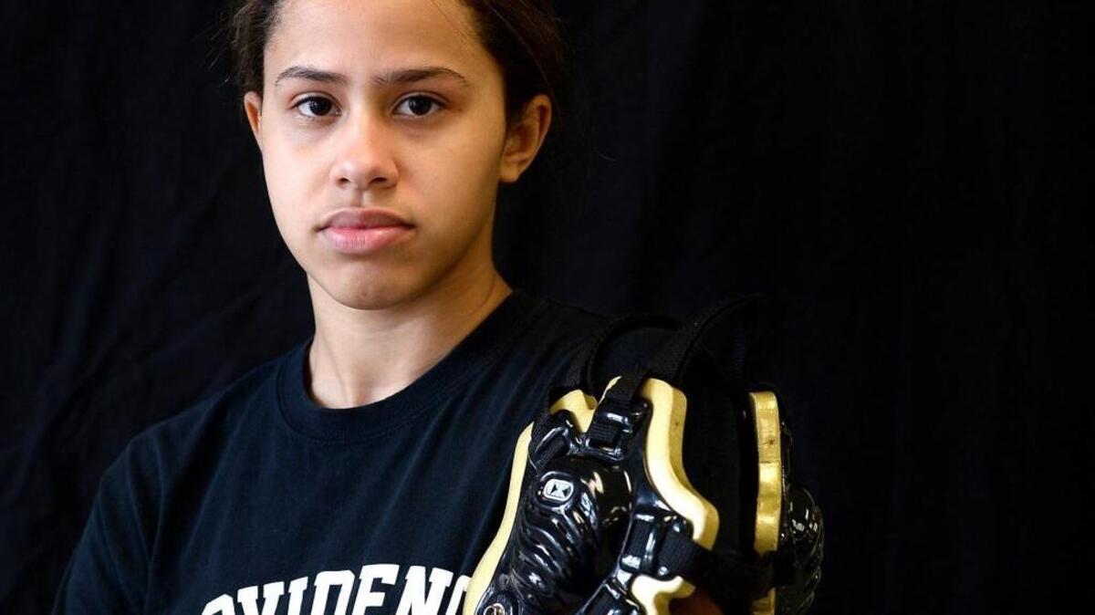 Providence High sophomore wrestler Nikoly Dos Santos has a record of 5-1 in the SoMeck 4A conference. She says her martial arts training has contributed to her success.