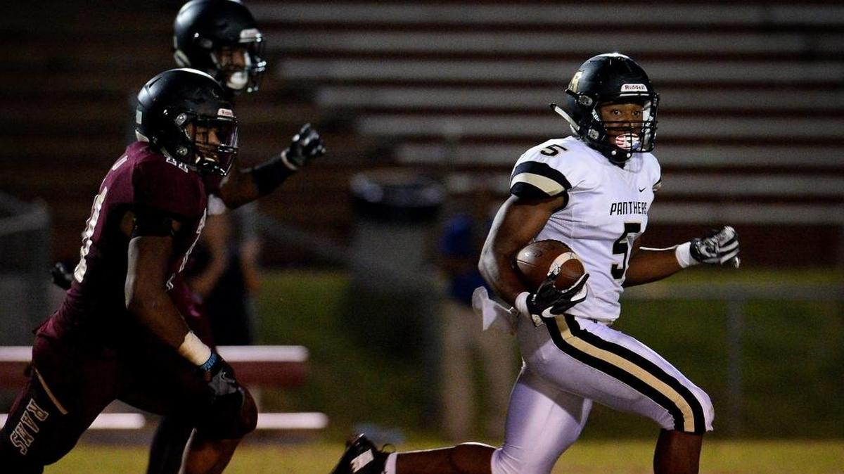 Providence Panthers wide receiver Caleb Ogunmola, right, and his team made a big jump in this week’s Charlotte Observer Sweet 16 poll.