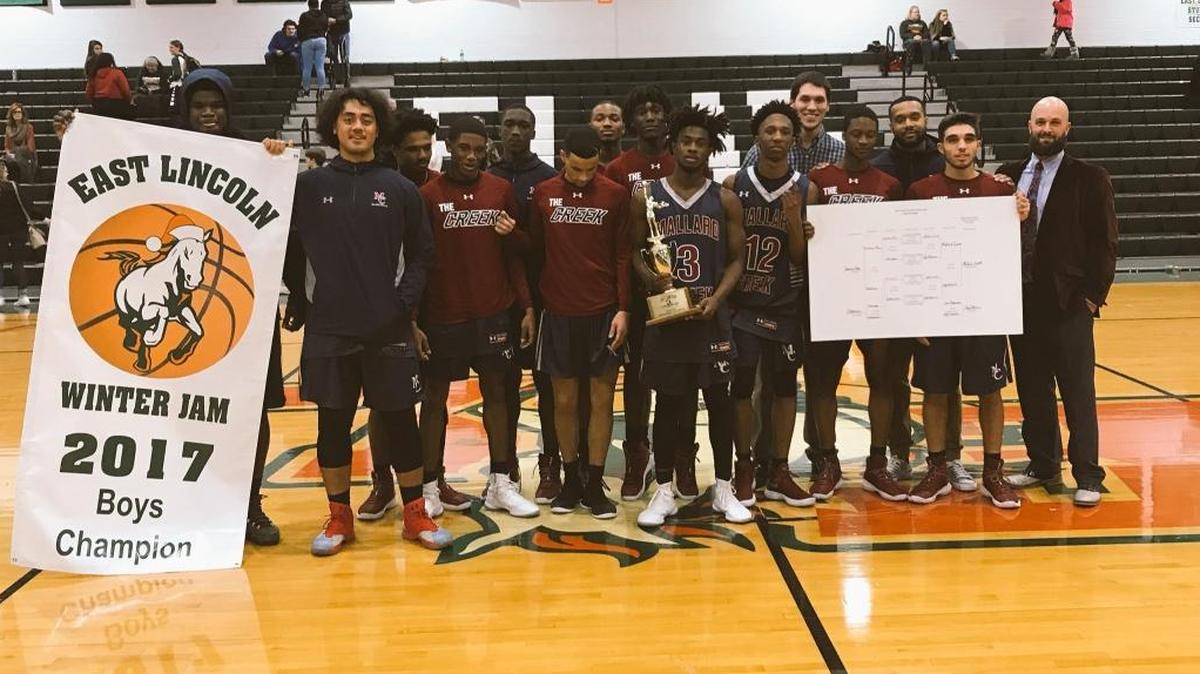 Mallard Creek repeated as champions of the East Lincoln Winter Jam Saturday