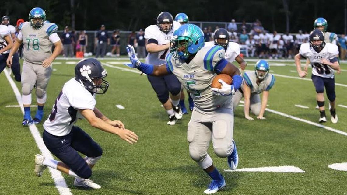 Mountain Island Charter freshman RB Elijah Burris