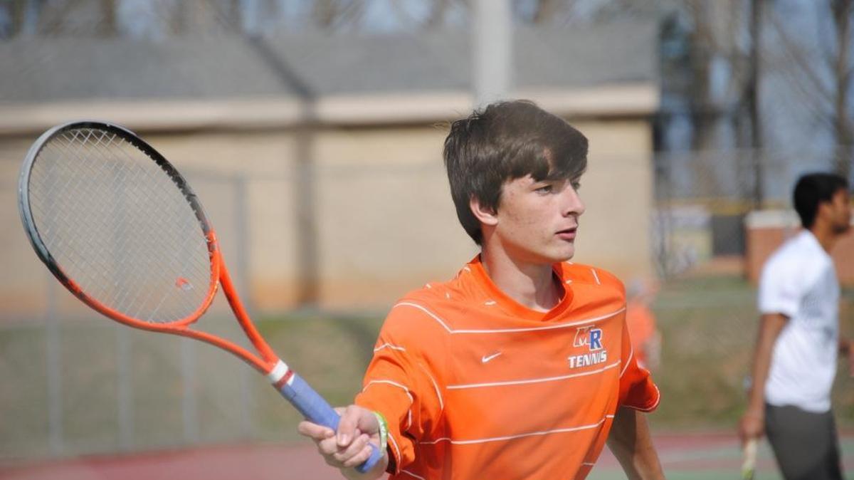 Marvin Ridge boys tennis player George Lovitt