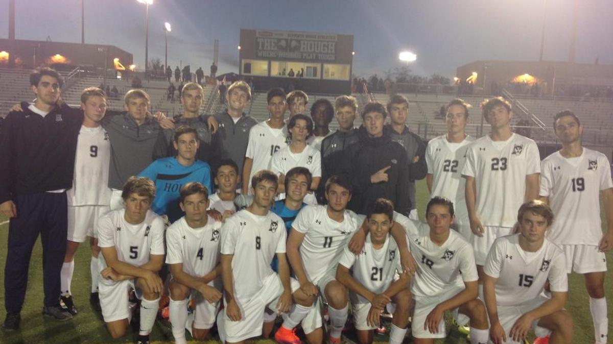 Hough High’s soccer team won its first round NC 4A playoff match Saturday