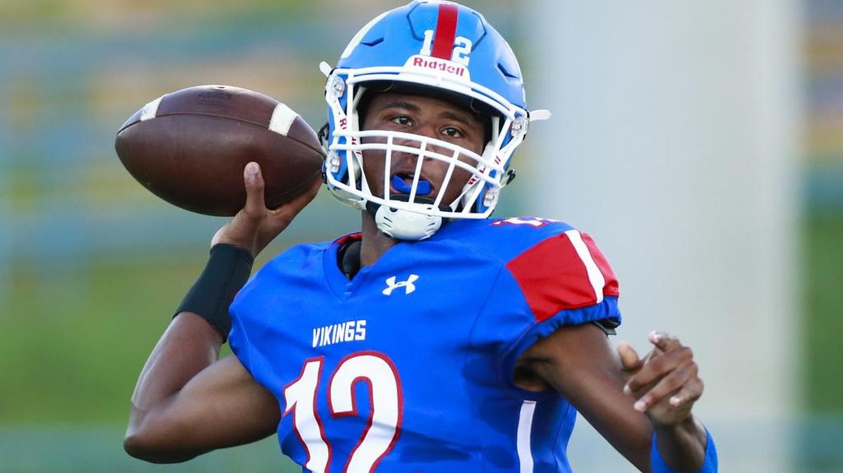North Mecklenburg quarterback Aaron Scott and the Vikings will try to avenge last month’s 42-27 loss to Hough when they visit the Huskies Friday night in the first round of the N.C. 4AA football playoffs.