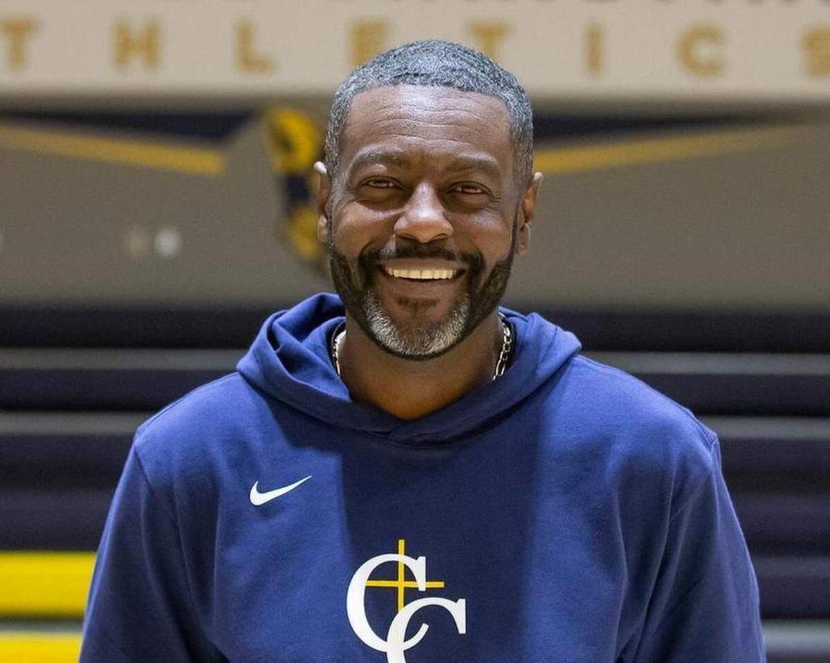 Joe Badgett is in his first season as boys’ basketball coach at Carmel Christian.