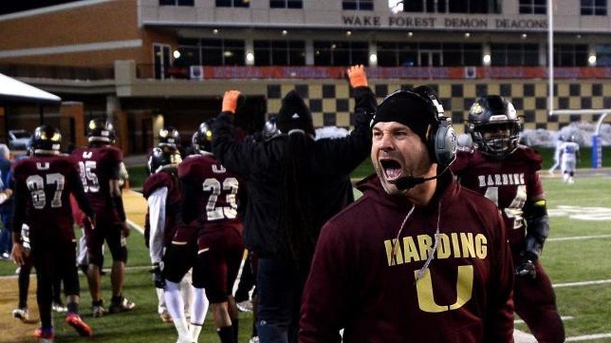 Harding University head coach Sam Greiner was voted AP statewide coach of the year